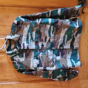 Camo jacket size xxs by jcrew mercantile